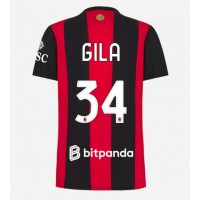 Dámy Fotbalový dres AC Milan Mario Gila #34 2026-27 Domácí Krátký Rukáv
